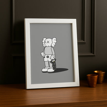 Cadre photo Kaws Pyjama