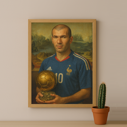 Poster Ballon d'Or - Zinédine Zidane