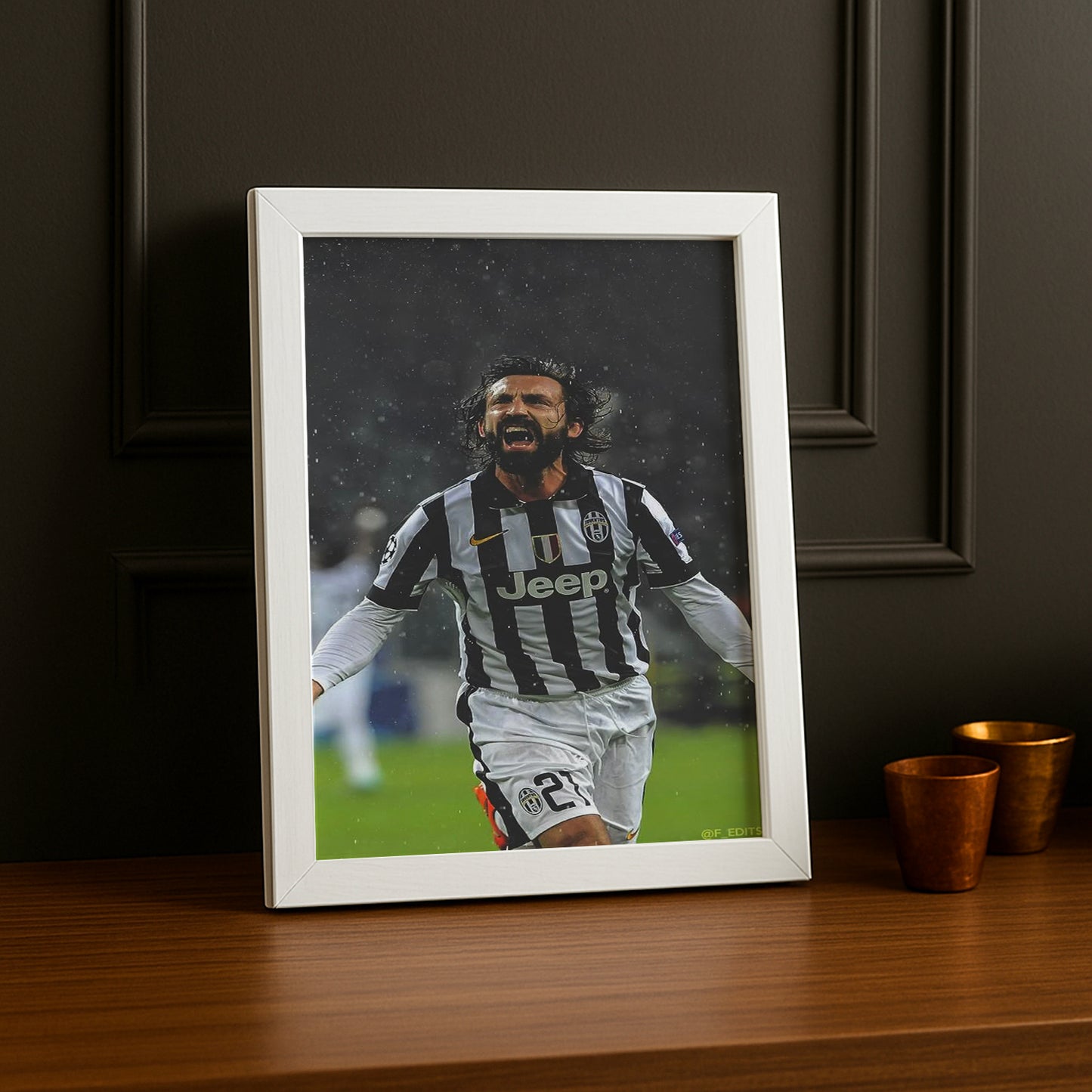 Poster encadrée Juventus - Pirlo