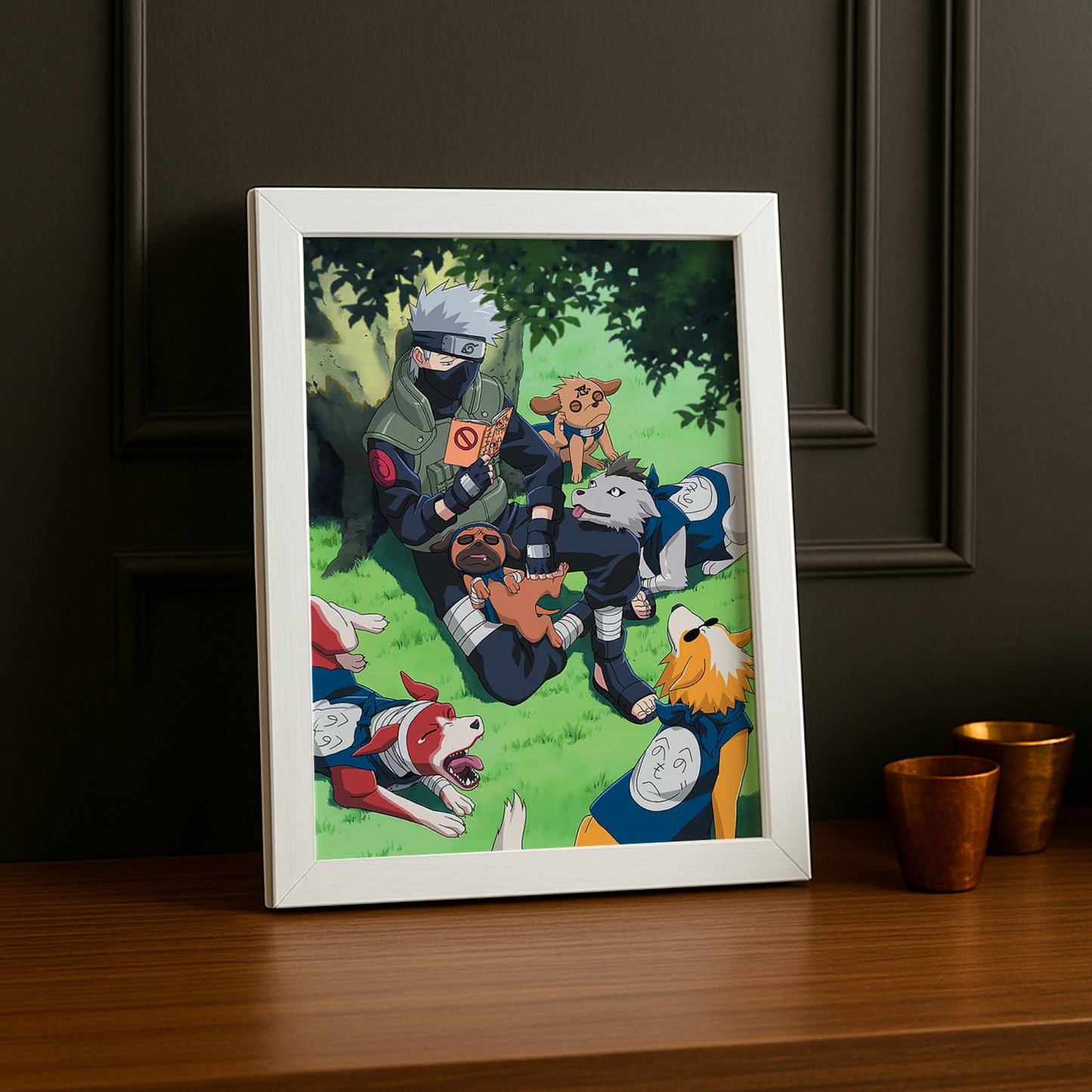 Cadre Photo Naruto - Kakashi's Ninja Dogs