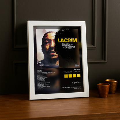 Cadre photo Album Musicaux - Toujours le même de Lacrim