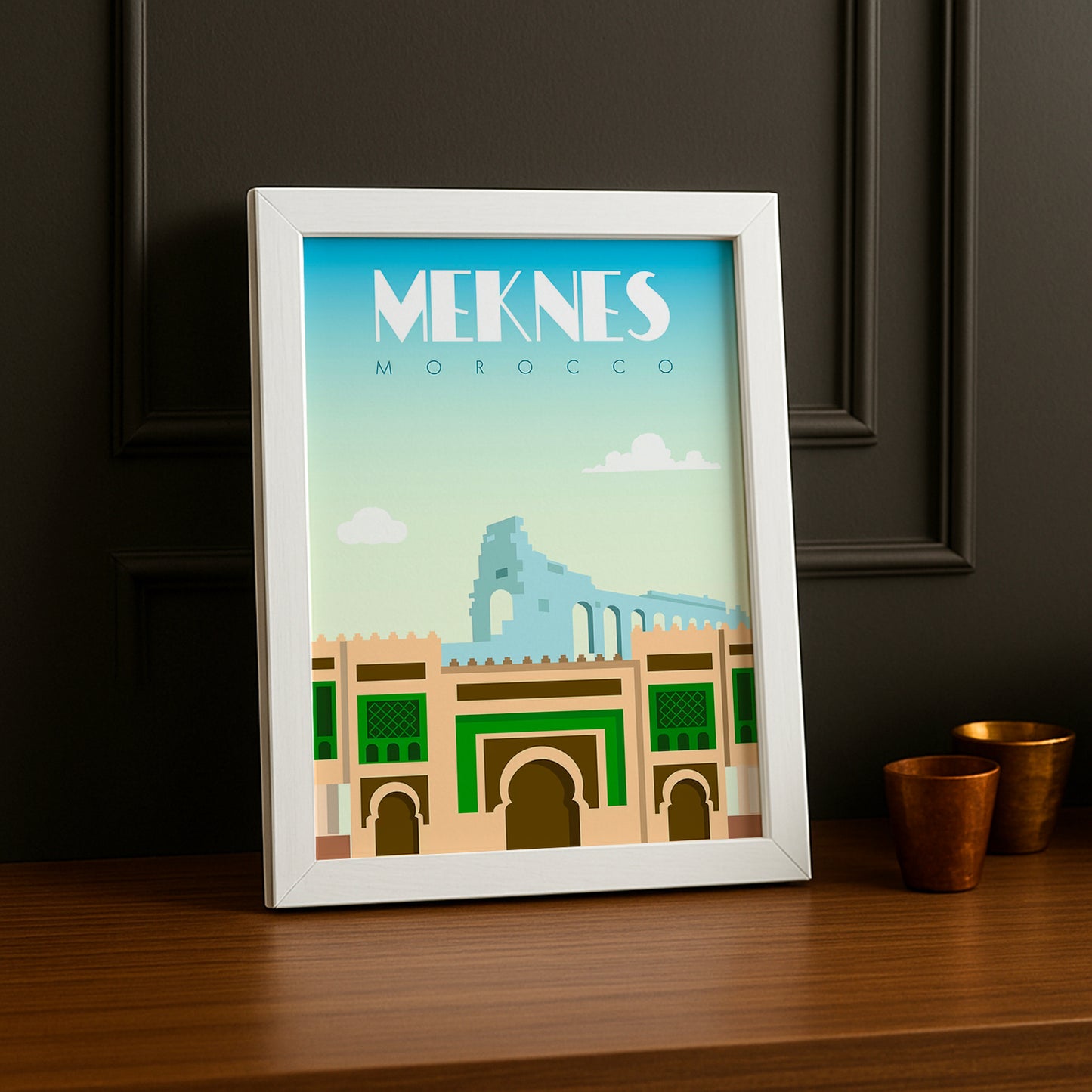 Maroc Meknes - Cadre photo