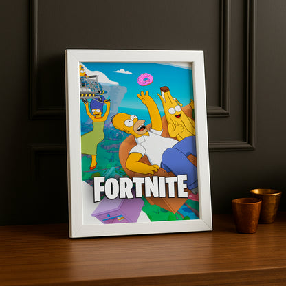Cadre Photo Fortnite x Simpsons