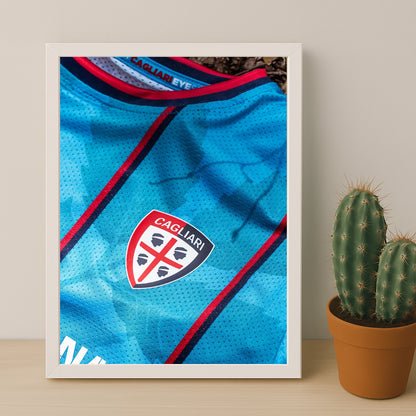 Poster Maillot Football - Cagliari Kit 25-26