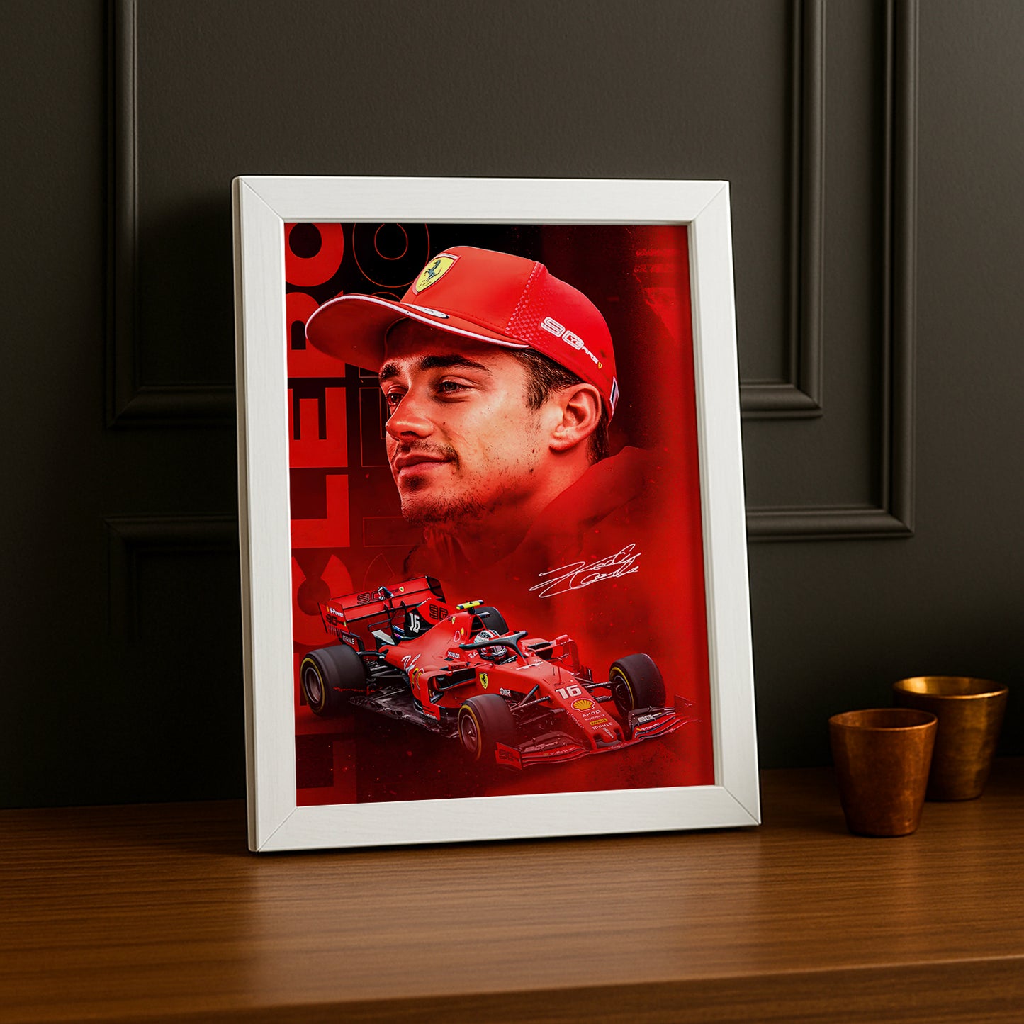 Cadre photo Charles Leclerc Formula 1