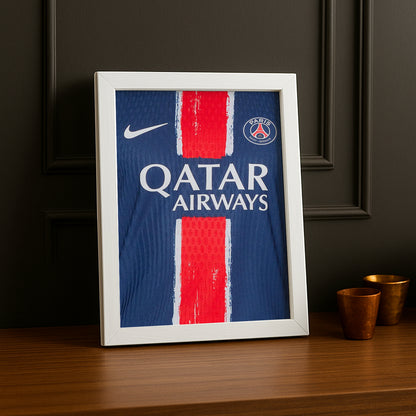 PSG-Heimtrikot-Fotorahmen 2025
