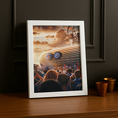 Cadre photo Paris Saint-Germain vs Inter Milan