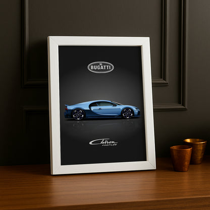 Cadre photo Bugatti Chiron