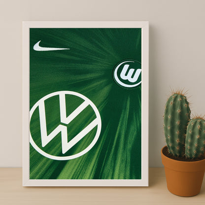 Poster Maillot Football - Wolfsburg Kit 25-26