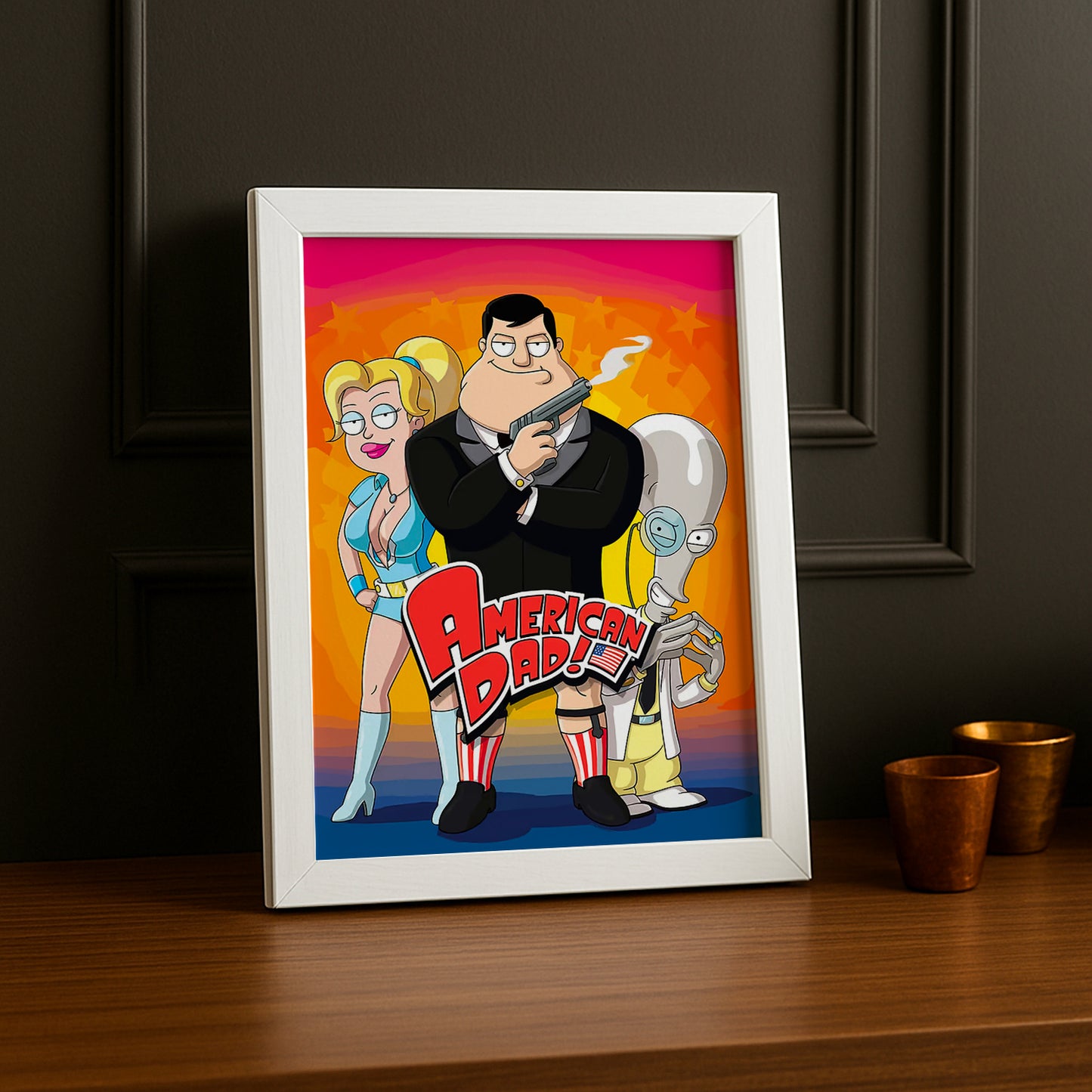 Cadre Photo American Dad - James Bond