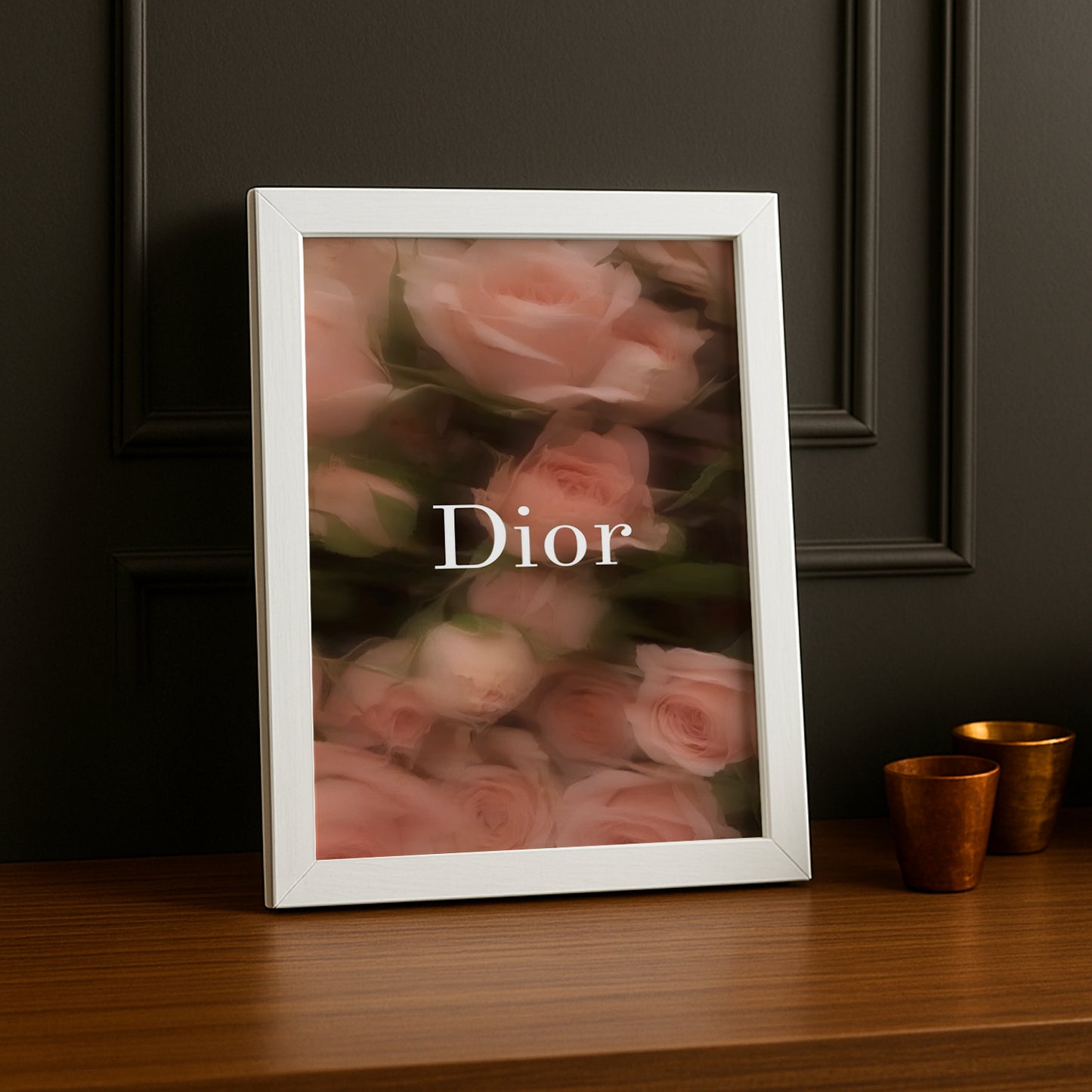 Cadre photo Dior Roses