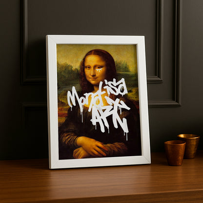Cadre Photo Mona Lisa - Graffiti