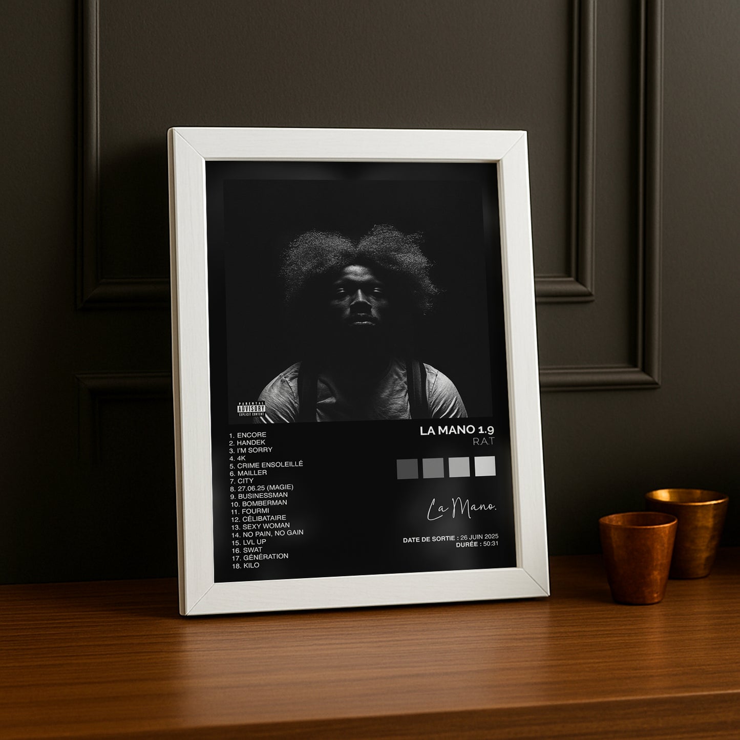 Cadre photo Album Musicaux - R.A.T de La Mano 1.9