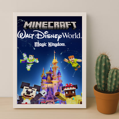 Cadre photo Minecraft - Walt Disney