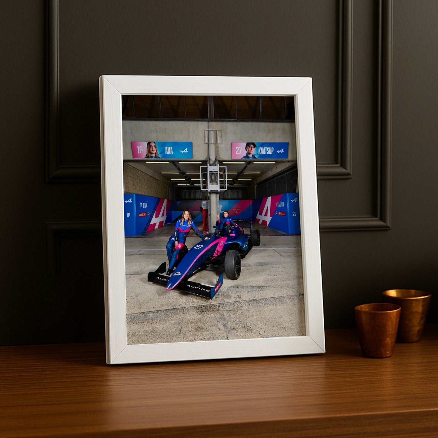 Poster encadrée GP Explorer - Écurie Alpine Ana x Kaatsup