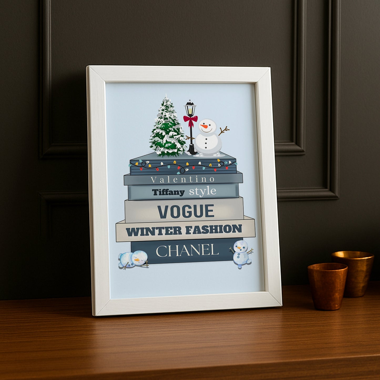 Cadre photo Mode - Livres Xmas