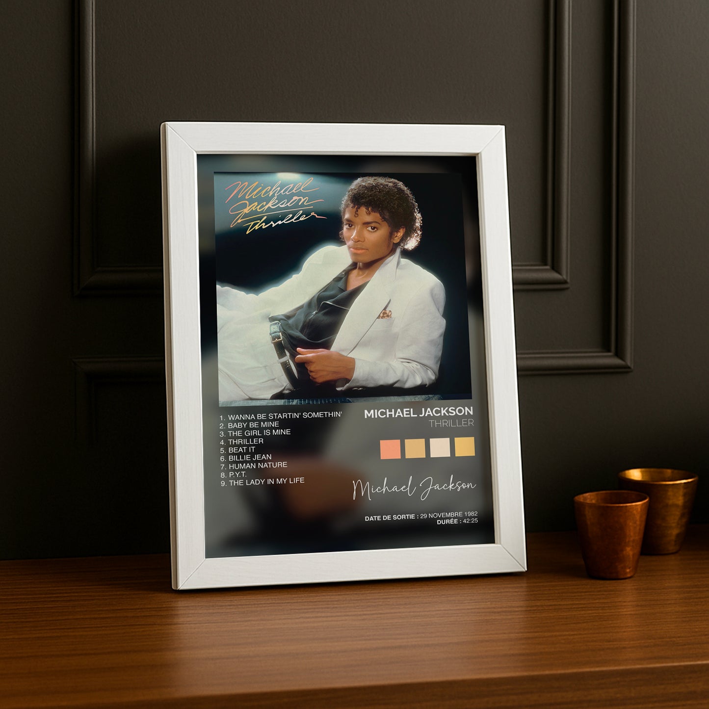 Poster Michael Jackson - Album Thriller
