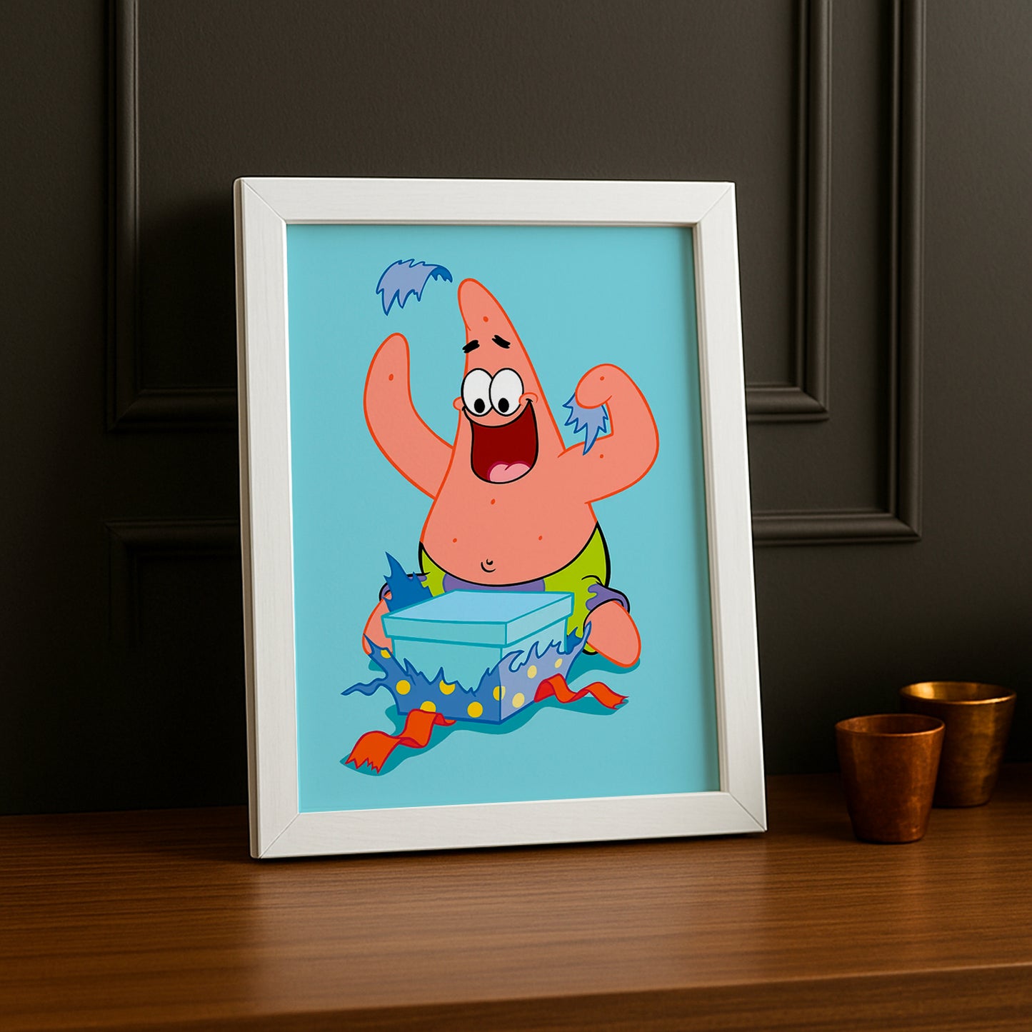 Cadre Photo Bob L'Éponge - Patrick Étoile Cadeau