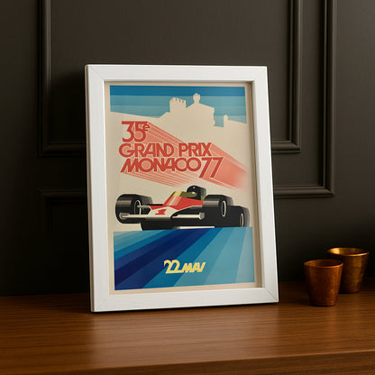 Cadre photo 35e Grand Prix Monaco 77