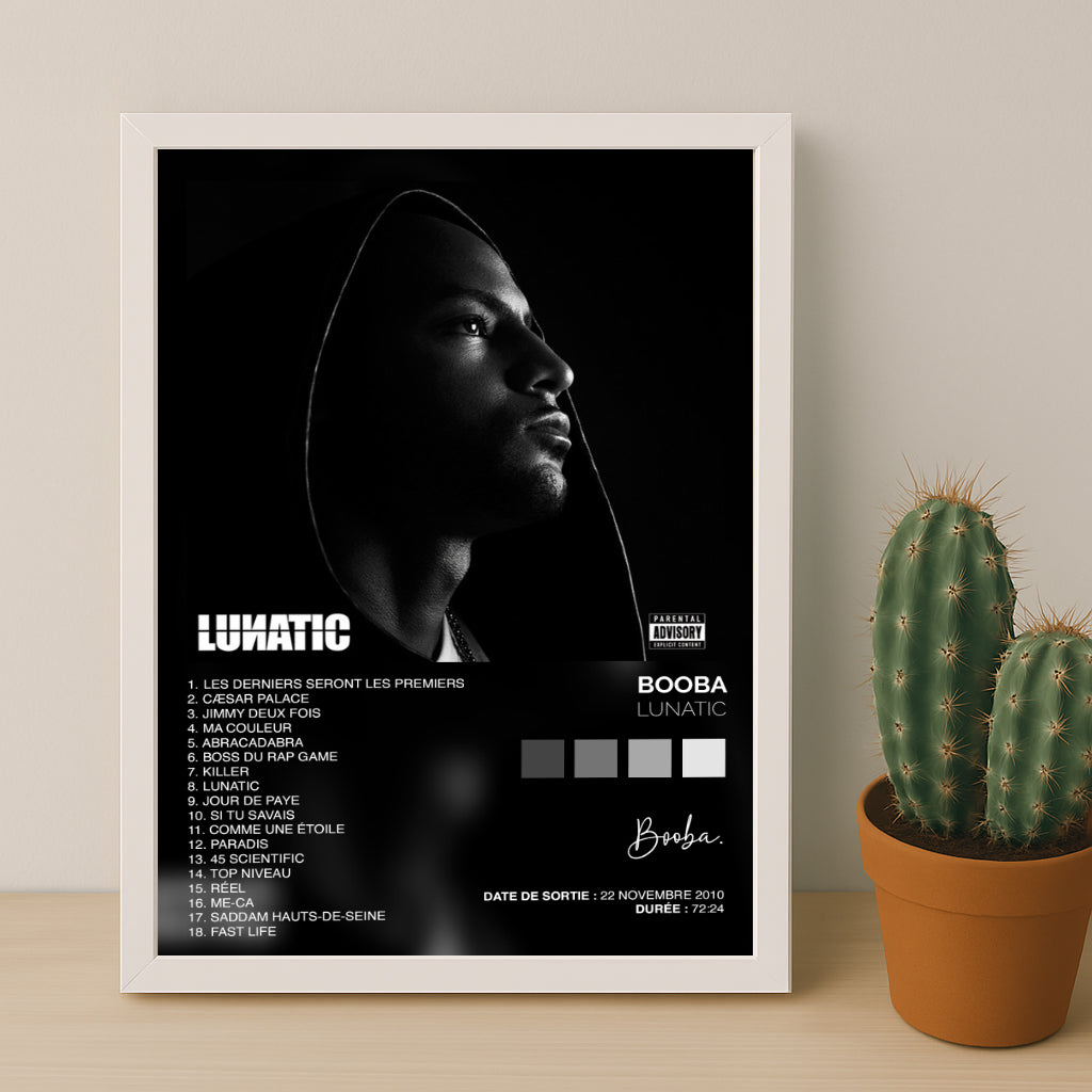 Poster - Album Booba Lunatic