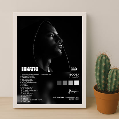 Poster - Album Booba Lunatic