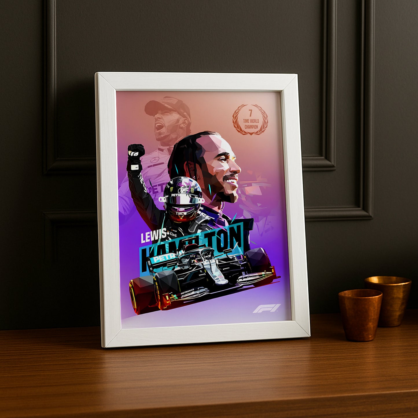 Cadre photo Lewis Hamilton Formula 1