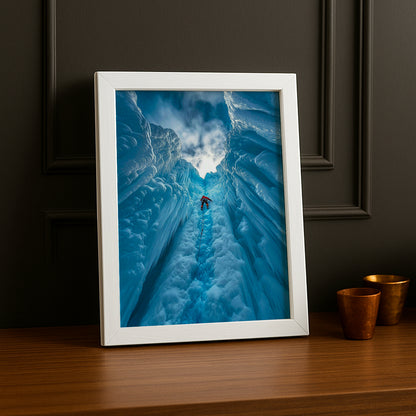 Cadre Photo Naturel - Montagne de glace