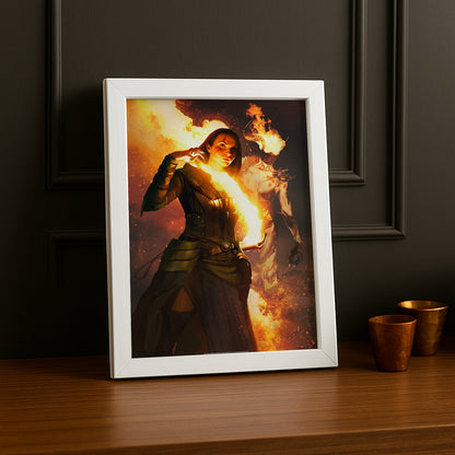 Cadre Photo Skyrim - Fire Mage