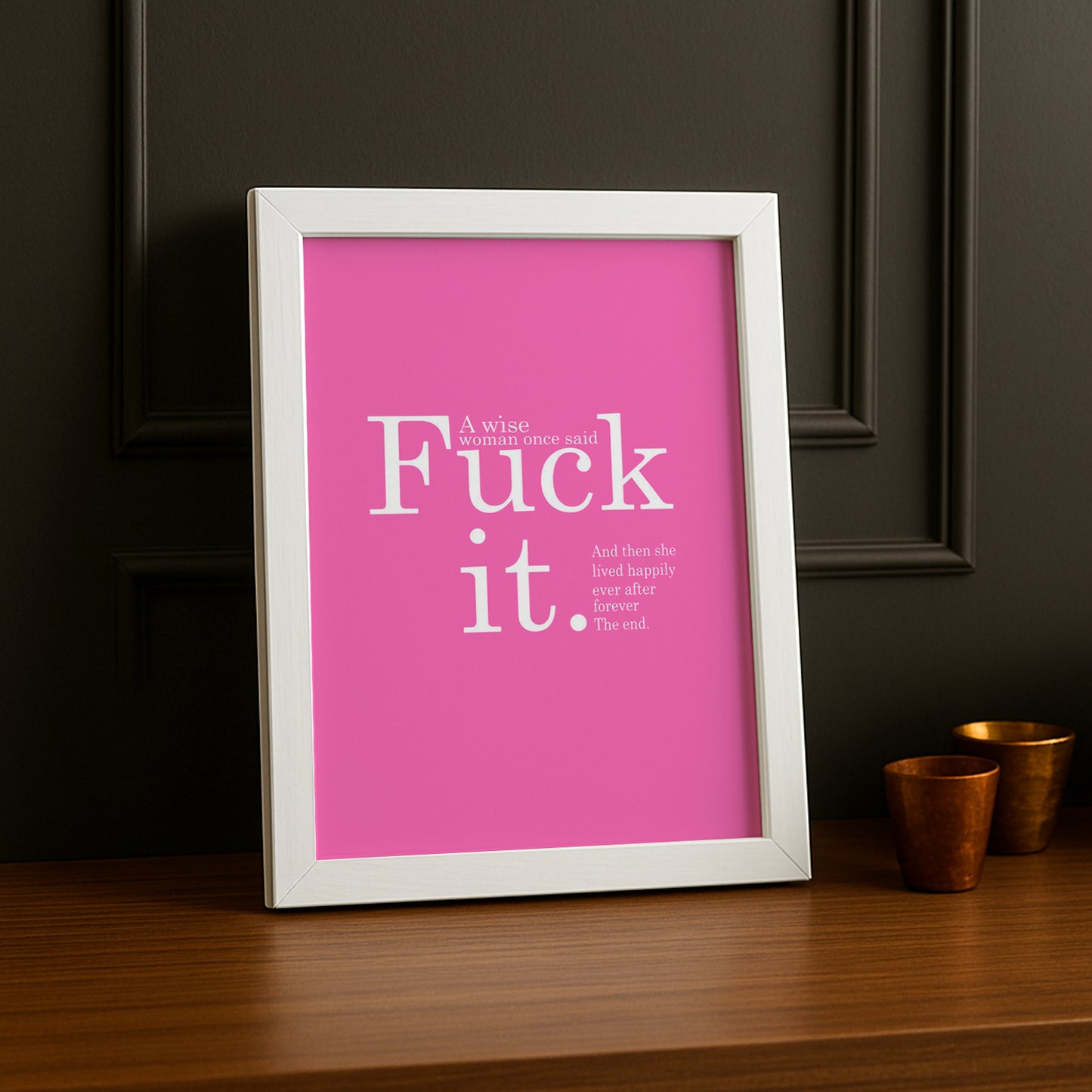 Cadre photo Citation - Fu It