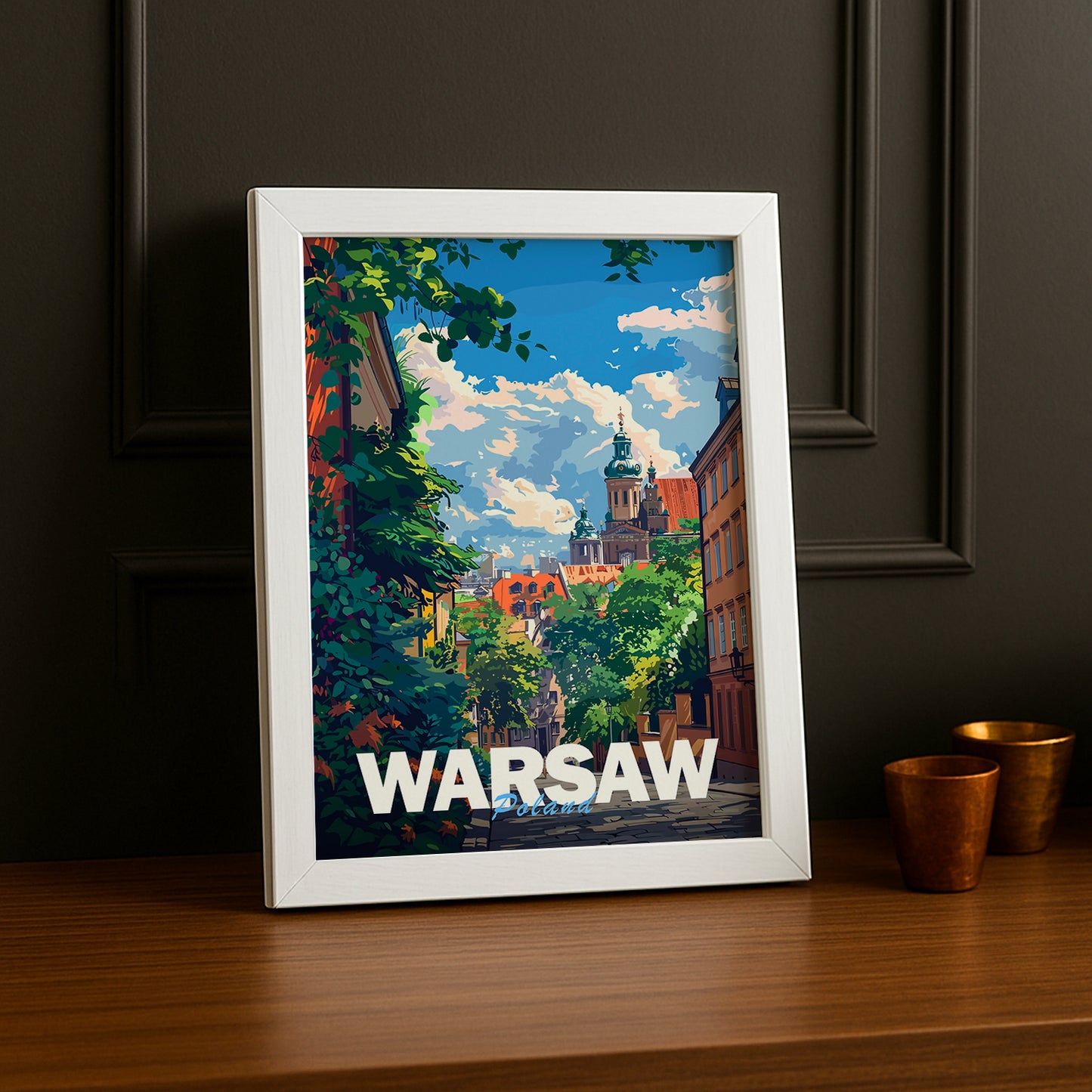 Cadre photo Warsaw Poland