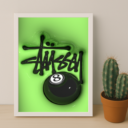 Cadre photo Stüssy - 3D Vert
