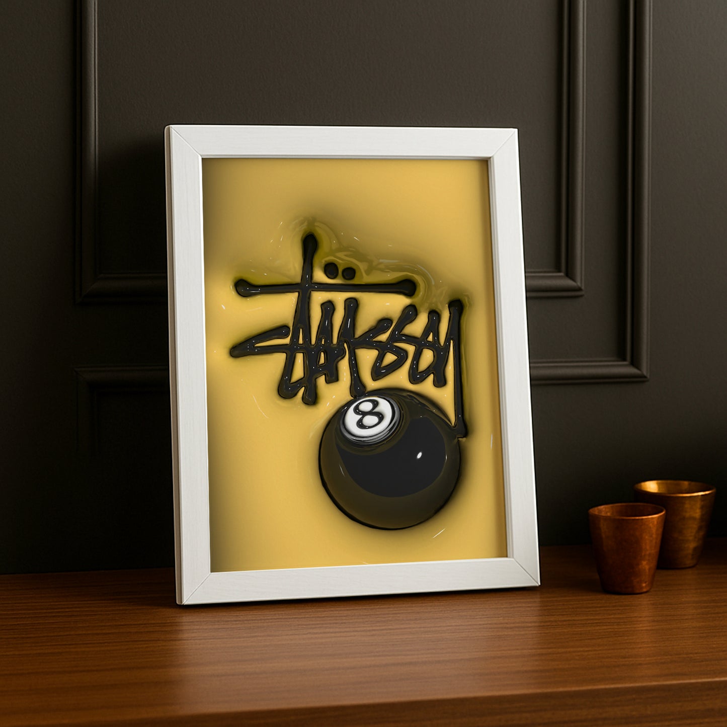 Cadre photo Stüssy - 3D Orange