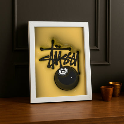 Cadre photo Stüssy - 3D Orange