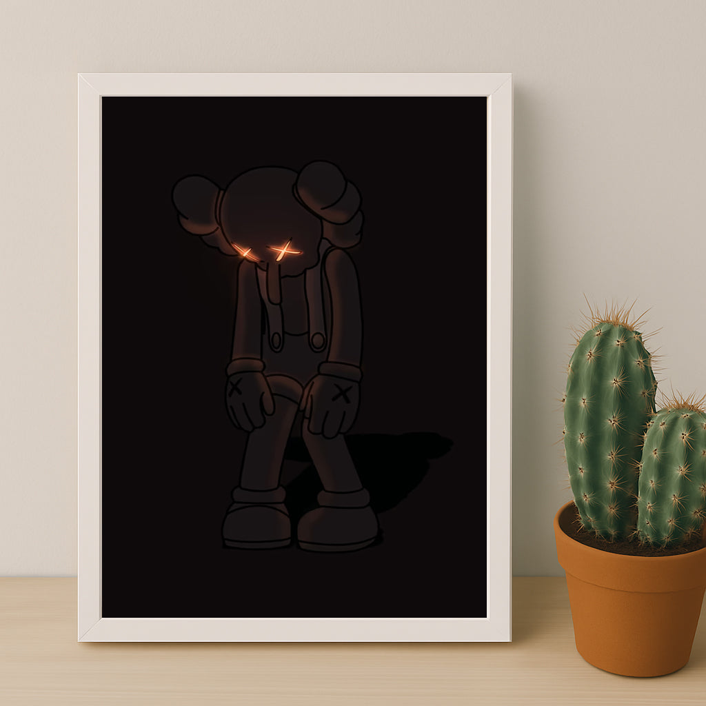 Cadre photo Kaws - Dark Companion