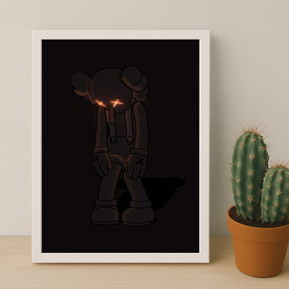 Cadre photo Kaws - Dark Companion