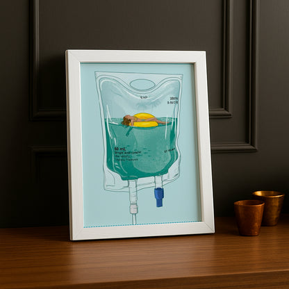 Cadre Photo Natation - Addict