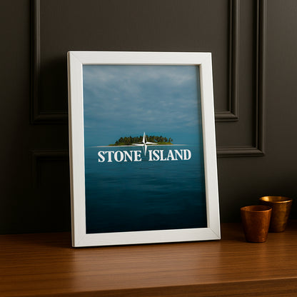 Poster Stone Island - Île Logo
