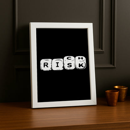 Cadre photo Motivation - Risk, Rich