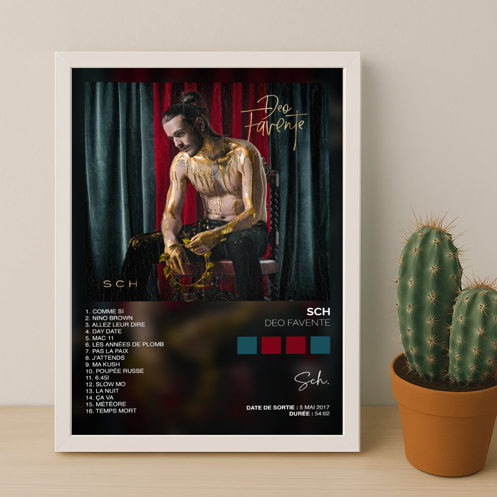 Poster SCH - Album Deo Favente