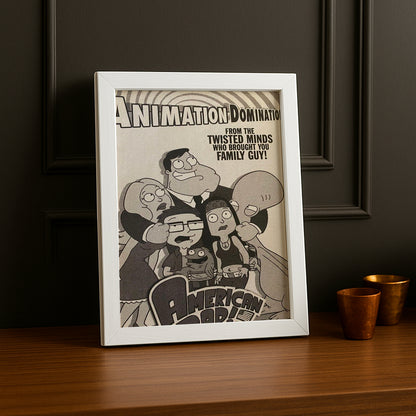 Cadre Photo American Dad - Animation Domination