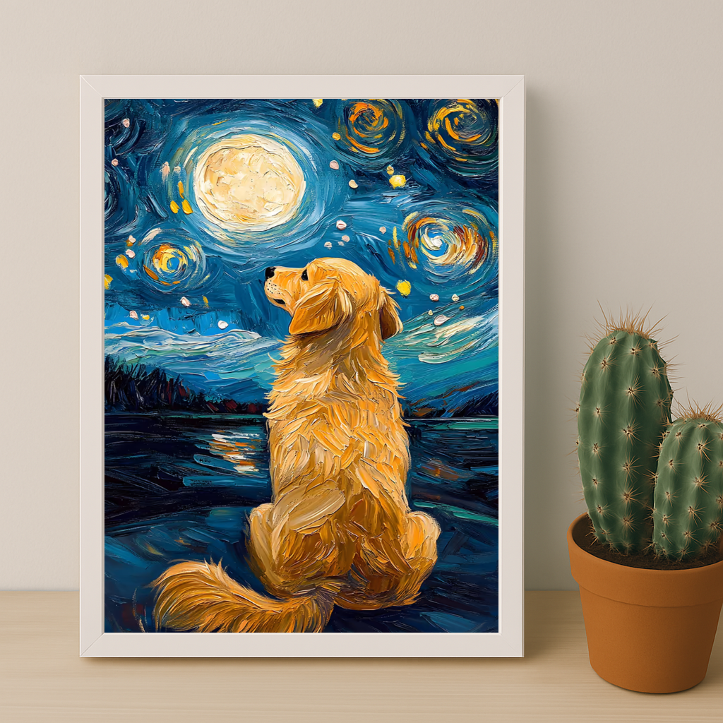 Portrait de chien - Poster