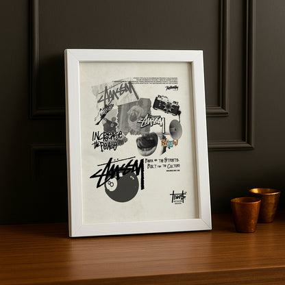 Cadre photo Stüssy poster