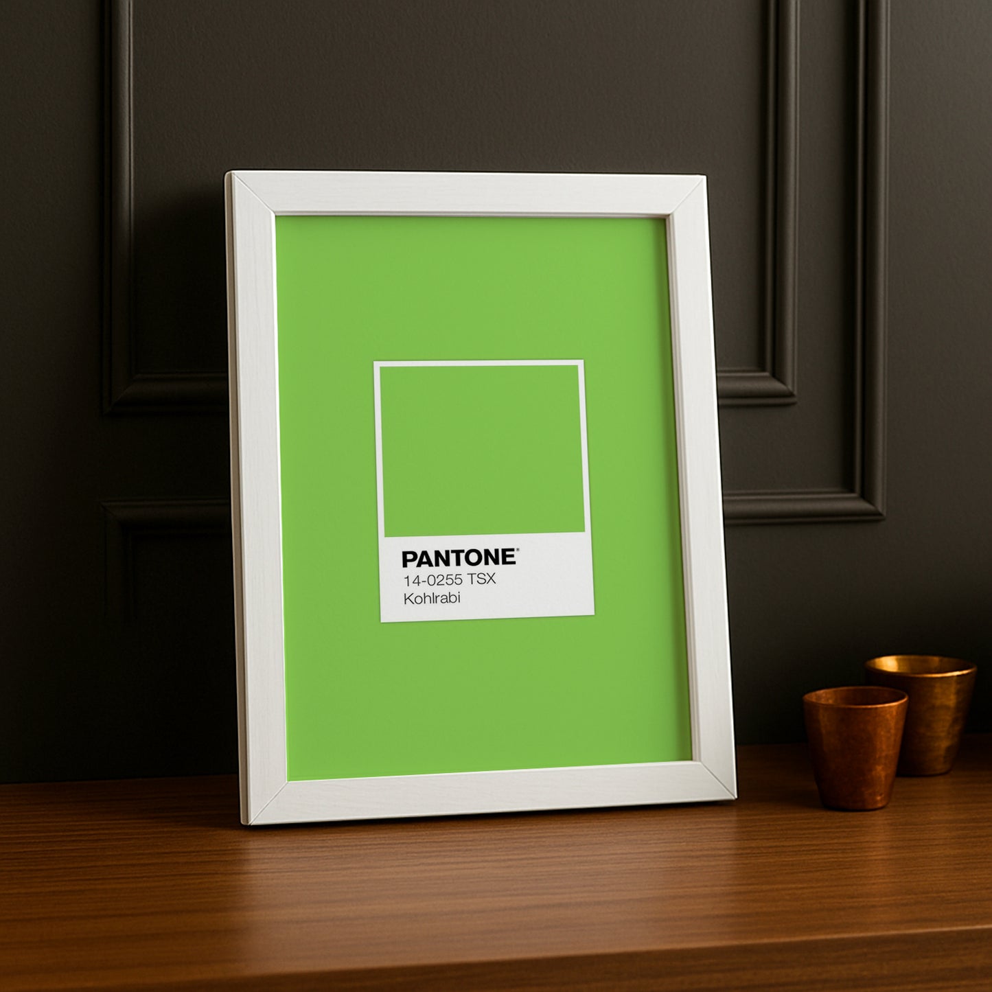 Cadre Photo Pantone Étiquette - Kohlrabi