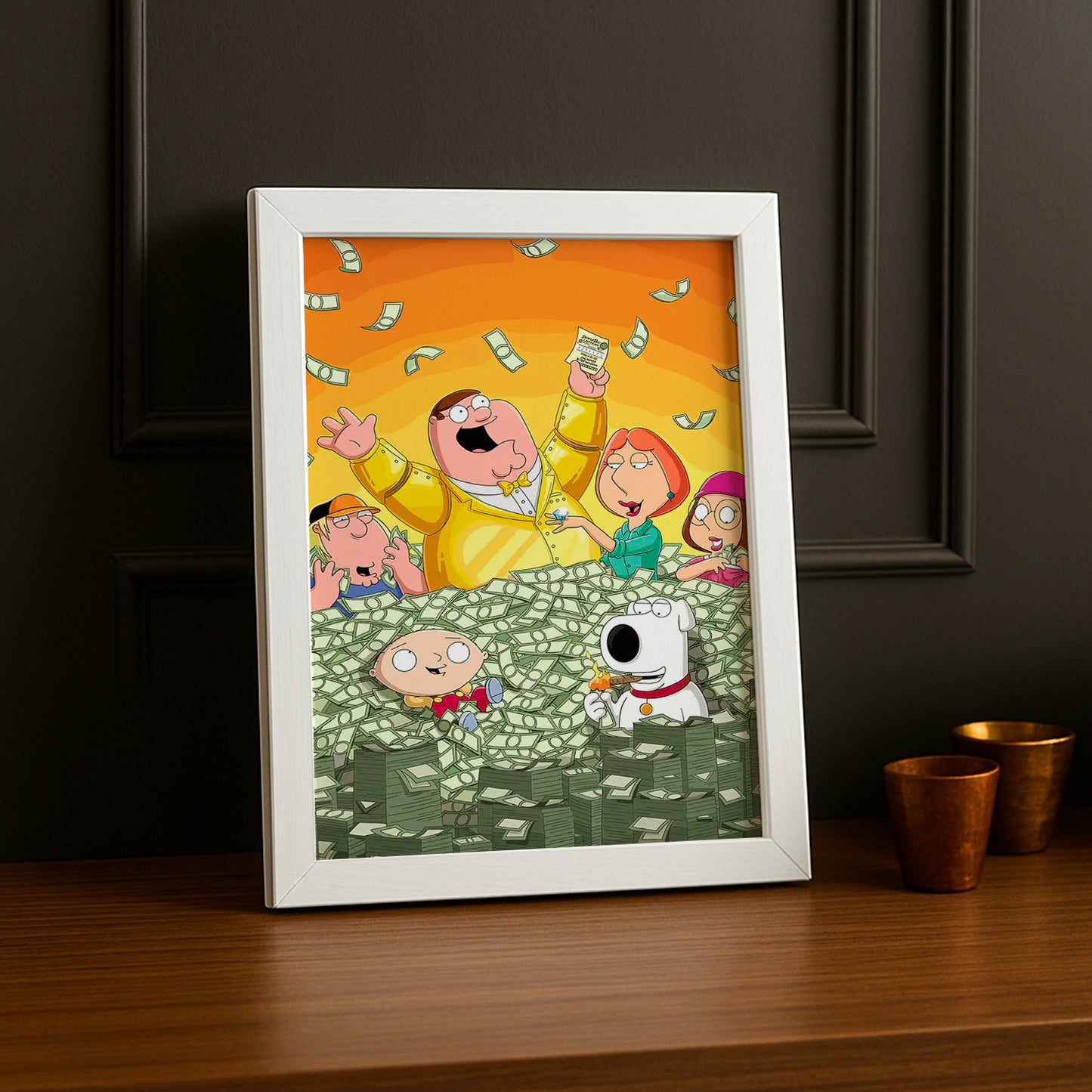 Cadre Photo Family Guy - Dollars