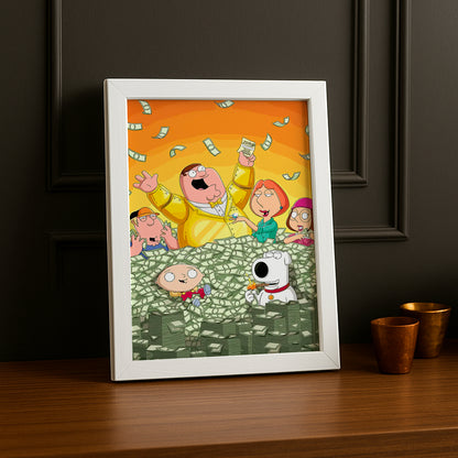 Cadre Photo Family Guy - Dollars