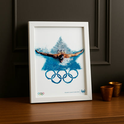 Cadre Photo Natation - Jeux Olympiques
