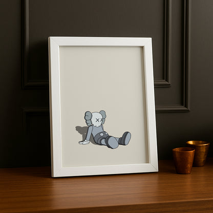 Poster Kaws assis