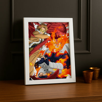 Cadre Photo My Hero Academia - Enji Todoroki