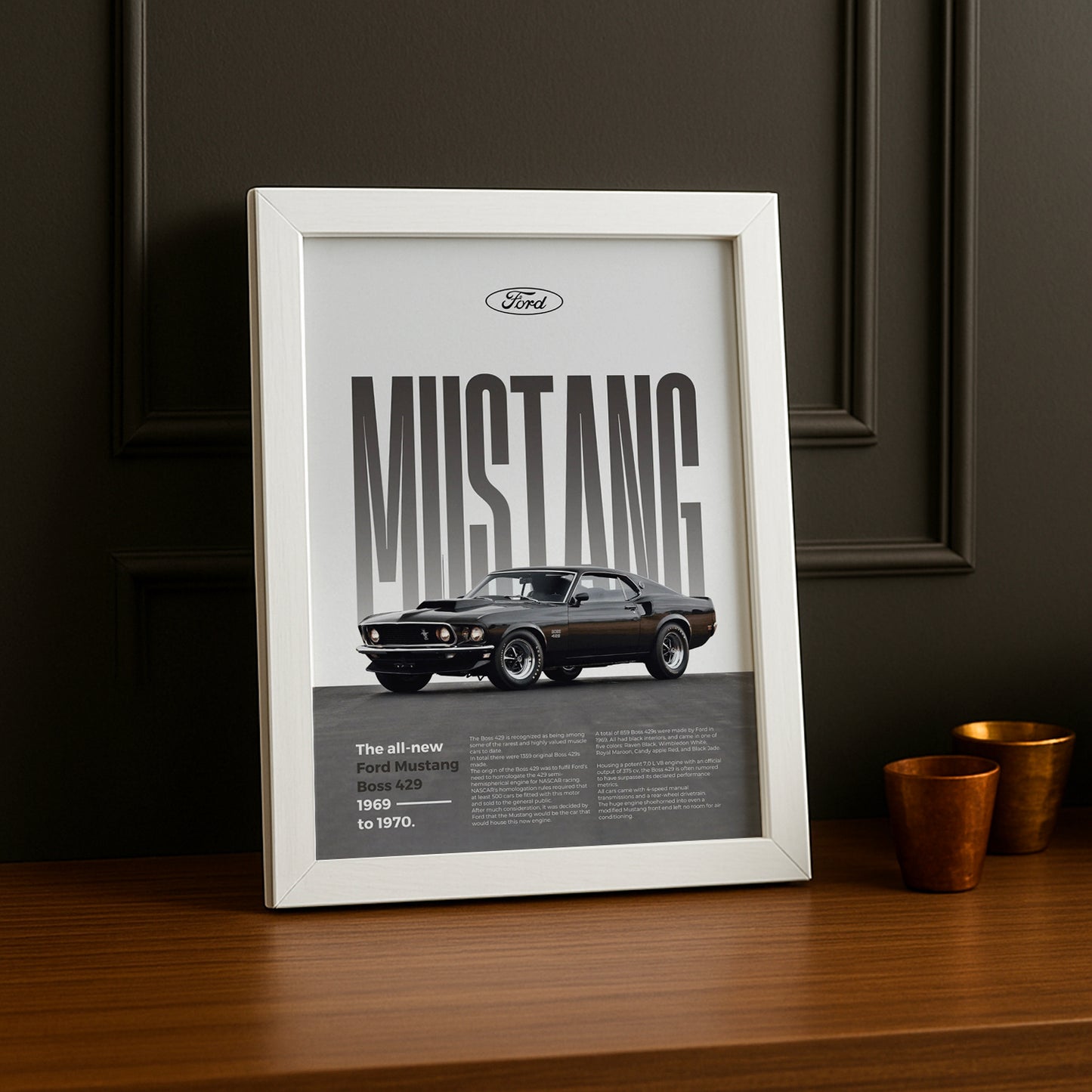 Poster Voitures - Ford Mustang Boss 429