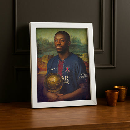 Poster Ousmane Dembélé Ballon d'Or 2025